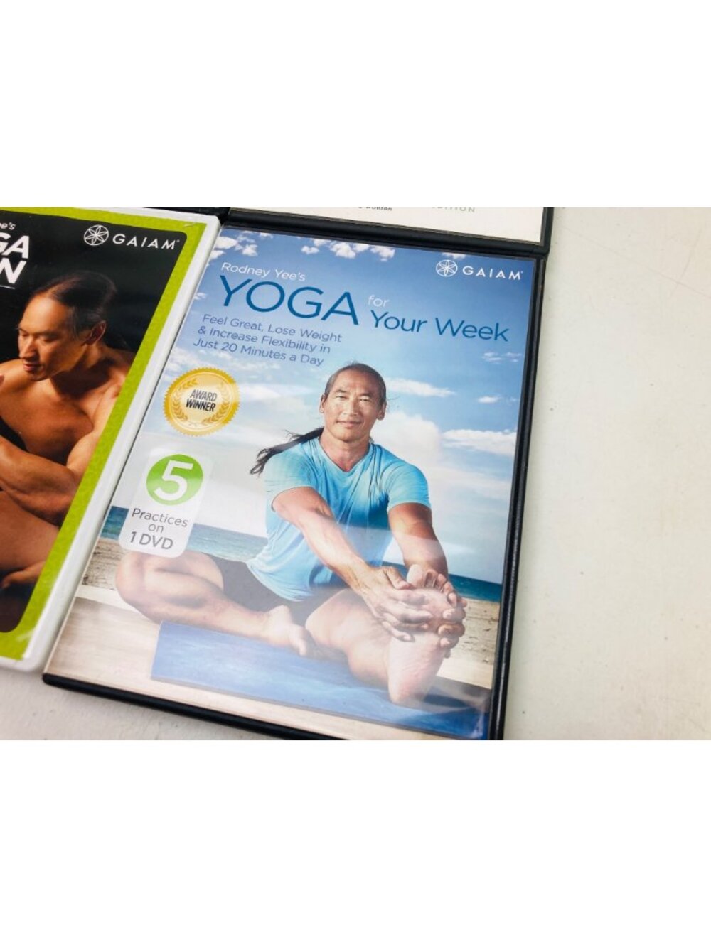 Rodney Yee Yoga DVD Lot of 4 Power Yoga, Burn, For Your Week, AM & PM Yoga - Picture 3 of 10